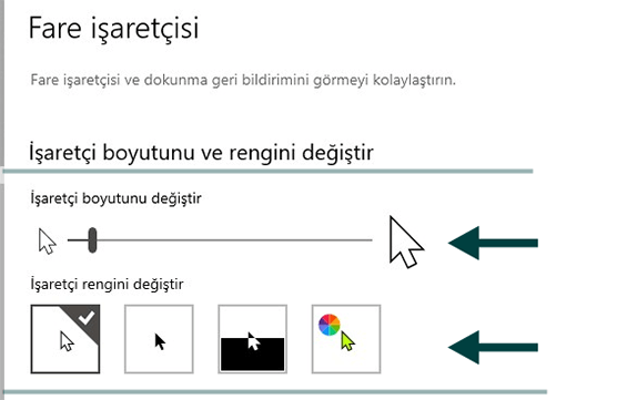 Windows 10 Fare Boyutu ve Fare Rengi Değiştirme Nasıl Yapılır? - 5