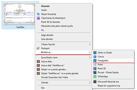 Windows 10 Fotoğraflar Uygulaması ile Resim Yazdırma Nasıl Yapılır? - 1 Windows 10 Fotoğraflar Uygulaması ile Resim Yazdırma Nasıl Yapılır? - 1