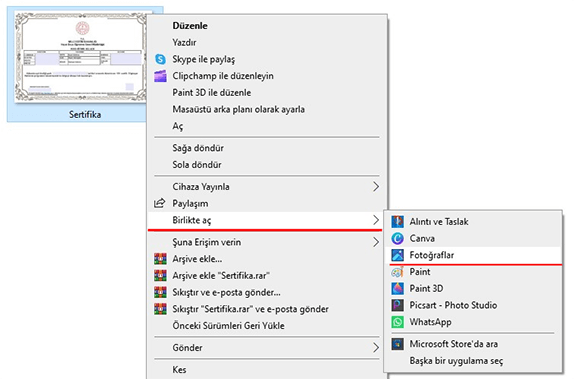 Windows 10 Fotoğraflar Uygulaması ile Resim Yazdırma Nasıl Yapılır? - 1