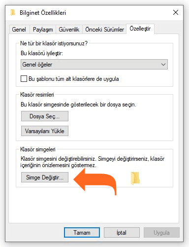 Windows 10 Klasör Dosyalarının Simgesi Nasıl Değiştirilir? - 3