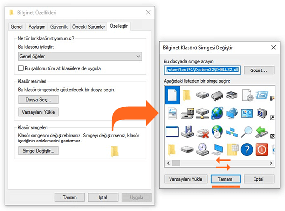 Windows 10 Klasör Dosyalarının Simgesi Nasıl Değiştirilir? - 4 Windows 10 Klasör Dosyalarının Simgesi Nasıl Değiştirilir? - 4