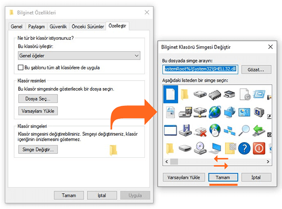 Windows 10 Klasör Dosyalarının Simgesi Nasıl Değiştirilir? - 4