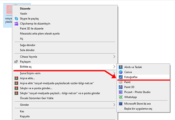 Windows 10 Resim Boyutu Küçültme Nasıl Yapılır? - 1