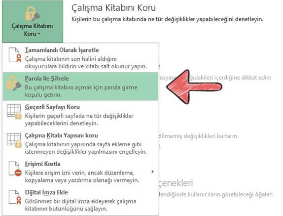 Excel Çalışma Kitabı Şifreleme Nasıl Yapılır? Excel Parola Koyma - 4