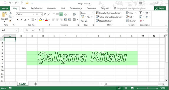 Excel Çalışma Kitabı ve Sayfa Kavramları Nedir? - 2 Excel Çalışma Kitabı ve Sayfa Kavramları Nedir? - 2