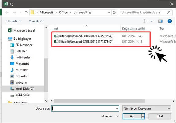 Excel Kaydedilmeyen Dosyaları Otomatik Olarak Kurtarma Nasıl Yapılır? - 9