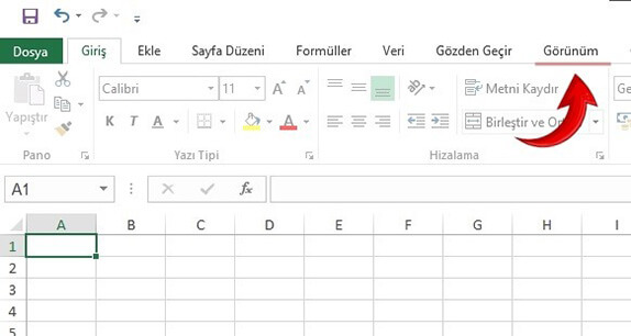 Excel Kılavuz Çizgileri Kaldırma Nasıl Yapılır? - 1