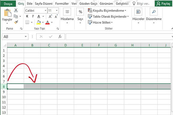Excel Satır ve Sütun Kavramları Nelerdir? Excel'de Kaç Satır Kaç Sütun Kaç Hücre Bulunur? - 4