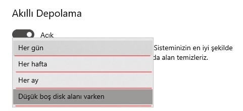 Windows 10 Akıllı Depolama Açma - Kapama - 7 Windows 10 Akıllı Depolama Açma - Kapama - 7