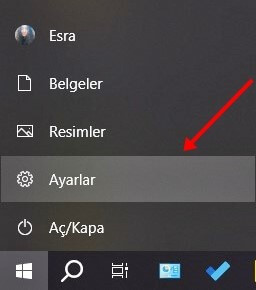 Windows 10 Başlangıçtaki Uygulama Listesini Açma - Gizleme Nasıl Yapılır? - 2
