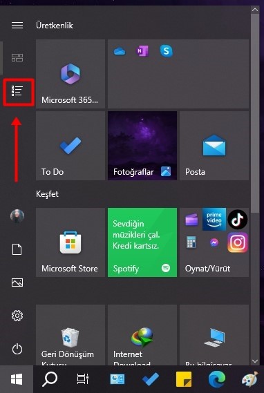 Windows 10 Başlangıçtaki Uygulama Listesini Açma - Gizleme Nasıl Yapılır? - 6 Windows 10 Başlangıçtaki Uygulama Listesini Açma - Gizleme Nasıl Yapılır? - 6