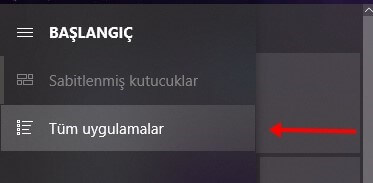 Windows 10 Başlangıçtaki Uygulama Listesini Açma - Gizleme Nasıl Yapılır? - 7 Windows 10 Başlangıçtaki Uygulama Listesini Açma - Gizleme Nasıl Yapılır? - 7