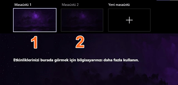 Windows 10 Görev Görünümü Nedir? Nasıl Kullanılır? Windows 10 Sanal Masaüstü Oluşturma - 4 Windows 10 Görev Görünümü Nedir? Nasıl Kullanılır? Windows 10 Sanal Masaüstü Oluşturma - 4
