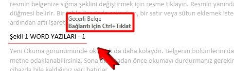 Word Çapraz Başvuru Nasıl Kullanılır? - 5