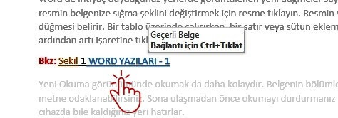 Word Çapraz Başvuru Nasıl Kullanılır? - 6