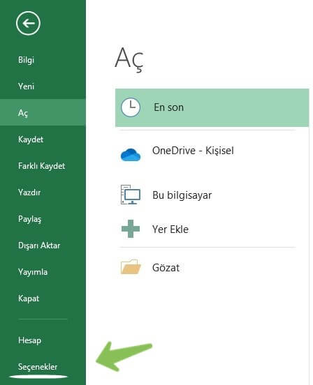 Excel Enter Tuşu ile Hücre Seçimi Taşıma Nasıl Yapılır? - 2