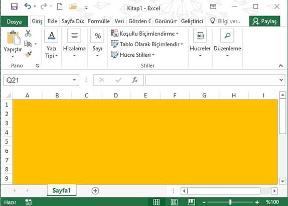 Excel Hücre Arka Plan Rengi Değiştirme Nasıl Yapılır? - 4