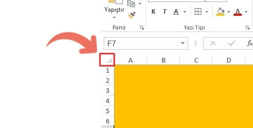 Excel Hücre Arka Plan Rengi Değiştirme Nasıl Yapılır? - 5