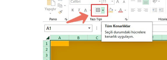 Excel Hücre Arka Plan Rengi Değiştirme Nasıl Yapılır? - 6