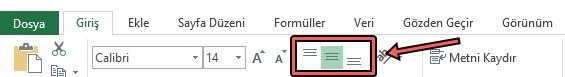 Excel Hücre içi Metin Hizalama Nasıl Yapılır? - 2 Excel Hücre içi Metin Hizalama Nasıl Yapılır? - 2
