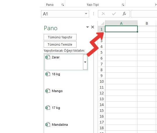 Excel Pano Nedir? Excel Pano Nasıl Kullanılır? - 4 Excel Pano Nedir? Excel Pano Nasıl Kullanılır? - 4