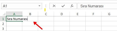 Excel Tablo Oluşturma Nasıl Yapılır? Detaylı - 1