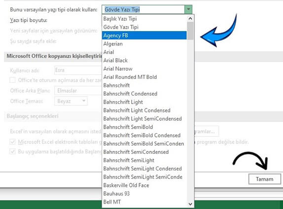 Excel Yazı Tipi ve Boyutu Değiştirme Nasıl Yapılır? - 5 Excel Yazı Tipi ve Boyutu Değiştirme Nasıl Yapılır? - 5