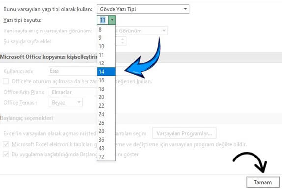 Excel Yazı Tipi ve Boyutu Değiştirme Nasıl Yapılır? - 6