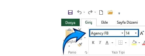 Excel Yazı Tipi ve Boyutu Değiştirme Nasıl Yapılır? - 8