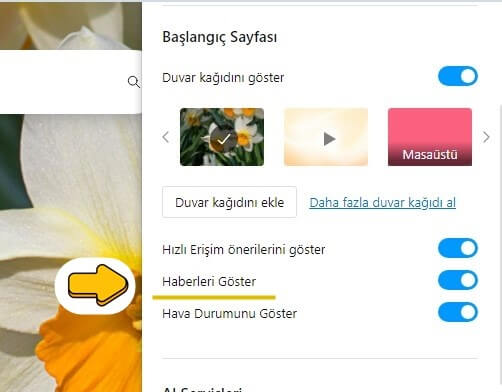 Opera Haberler Alanını Gizleme - Kaldırma Nasıl Yapılır? - 3