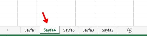 Excel Sayfa İsimlerine Renk Verme - Sayfa Sekmelerini Renklendirme Nasıl Yapılır? - 1