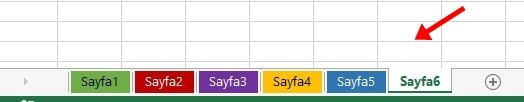 Excel Sayfa İsimlerine Renk Verme - Sayfa Sekmelerini Renklendirme Nasıl Yapılır? - 3