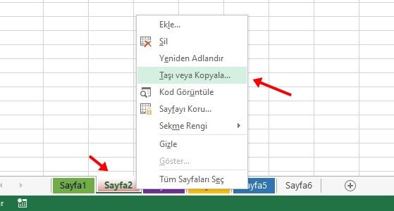 Excel Sayfa Kopyalama Nasıl Yapılır? - 1