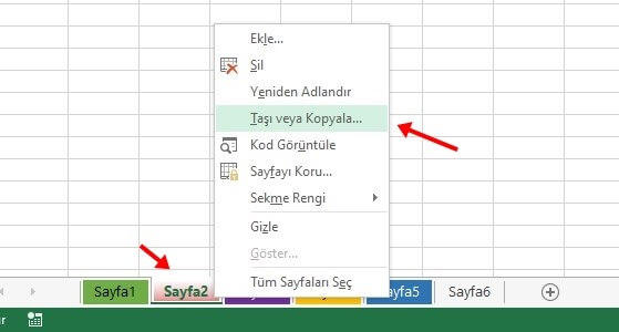 Excel Sayfa Kopyalama Nasıl Yapılır? - 1 Excel Sayfa Kopyalama Nasıl Yapılır? - 1