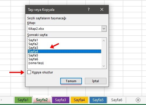 Excel Sayfa Kopyalama Nasıl Yapılır? - 2