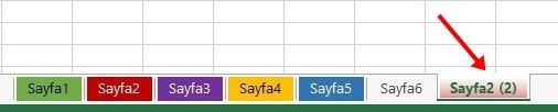 Excel Sayfa Kopyalama Nasıl Yapılır? - 5