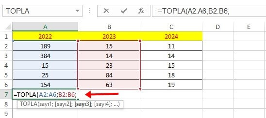 Excel Toplama İşlemi Nasıl Yapılır? - 16