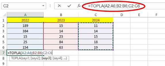 Excel Toplama İşlemi Nasıl Yapılır? - 17