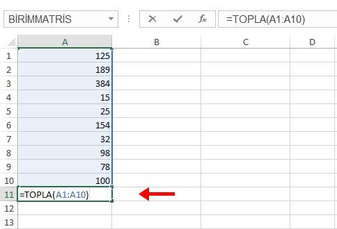 Excel Toplama İşlemi Nasıl Yapılır? - 7 Excel Toplama İşlemi Nasıl Yapılır? - 7