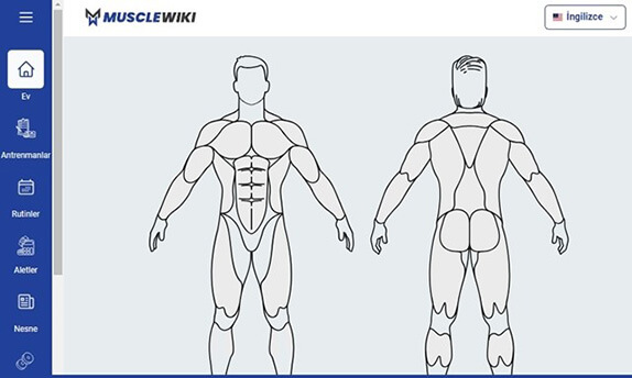 MuscleWiki Fitness Uygulaması