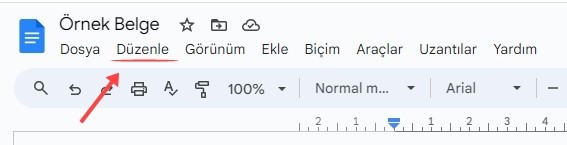 Google Dokümanlar Bul ve Değiştir ile Yanlış Yazılan Kelimeleri Düzeltme - 1 Google Dokümanlar Bul ve Değiştir ile Yanlış Yazılan Kelimeleri Düzeltme - 1