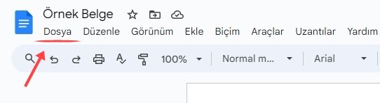 Google Dokümanlar ile Belgeyi Microsoft Word’e Çevirme - 1 Google Dokümanlar ile Belgeyi Microsoft Word’e Çevirme - 1