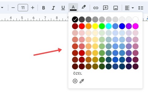 Google Dokümanlar Metni Renkli Yazma Nasıl Yapılır? - 2 Google Dokümanlar Metni Renkli Yazma Nasıl Yapılır? - 2
