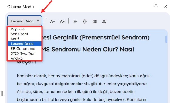 Google Chrome Okuma Modunda Yazı Tipi Değiştirme Nasıl Yapılır? - 3 Google Chrome Okuma Modunda Yazı Tipi Değiştirme Nasıl Yapılır? - 3