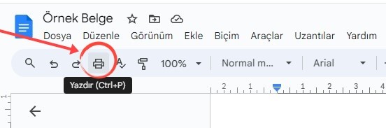 Google Dokümanlar Belge Yazdırma Nasıl Yapılır? - 1 Google Dokümanlar Belge Yazdırma Nasıl Yapılır? - 1