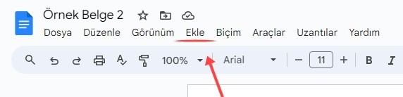 Google Dokümanlar Belgeye Saat - Tarih Ekleme Nasıl Yapılır? - 1