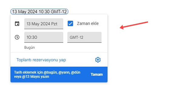 Google Dokümanlar Belgeye Saat - Tarih Ekleme Nasıl Yapılır? - 6