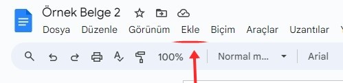 Google Dokümanlar Belgeye Yer - Konum Bilgisi Ekleme Nasıl Yapılır? - 1