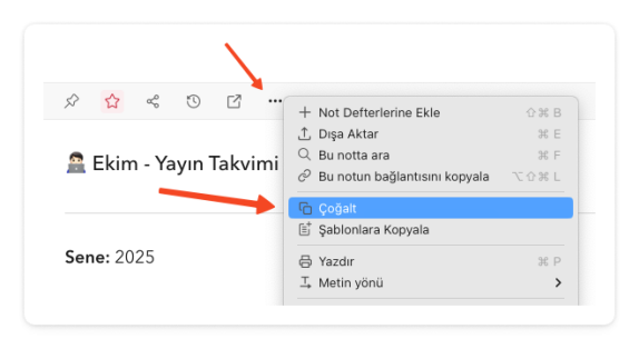 UpNote - Not Çoğaltma UpNote - Not Çoğaltma