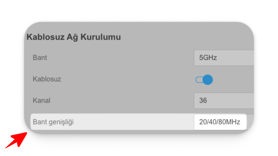Zyxel Modemde 5GHz Wi-Fi Bant Genişliği Nasıl Değiştirilir? - 1
